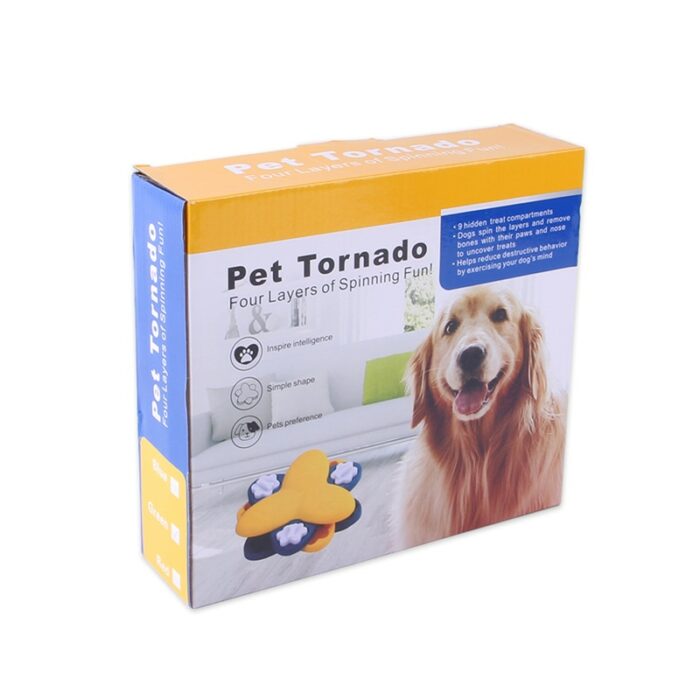 Pet Dog Cat Food Toy Dog Slow Eating Bowl Training Improve Intelligence Pet Puzzle Toy Turntable 5.jpg