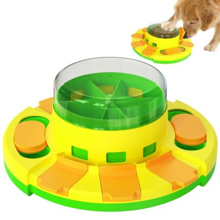 Pet Dog Spill Food Toy Pet Puzzle Training Push Type Dog Bowl Feeder Pet Improve Wisdom 1.jpg