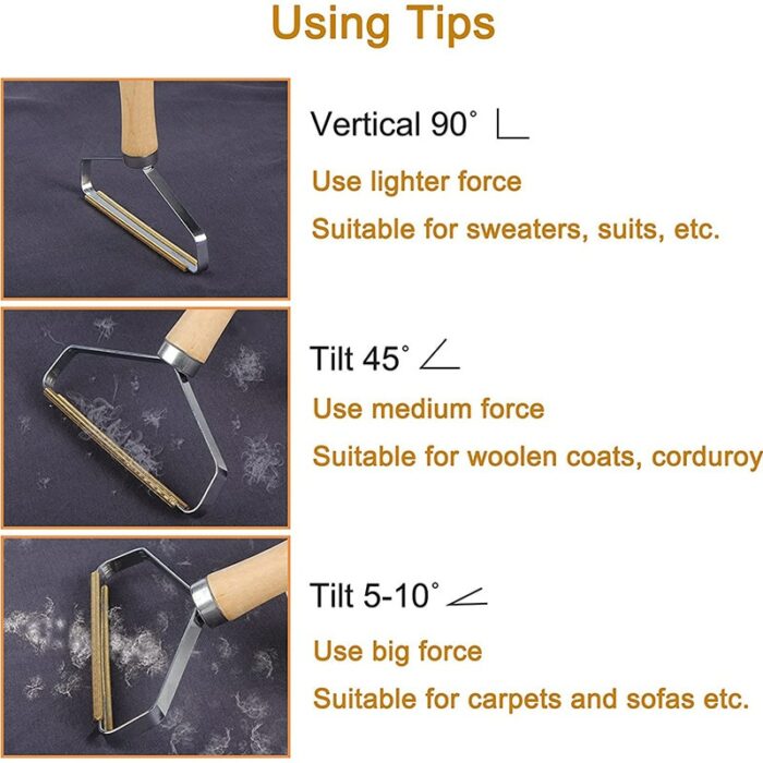 Portable Lint Remover Pet Hair Remover Brush Carpet Wool Coat Clothes Lint Pellet Manual Shaver Removal 4