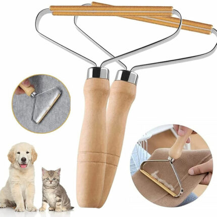 Portable Manual Hair Removal Agent Carpet Wool Coat Clothes Shaver Brush Tool Coat Double Sided Hair