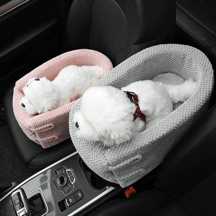 Puppy Car Seat Pet Safety Seat Pet Nest Portable Control Console Dog Cars Seats Car Armrest 2.jpg