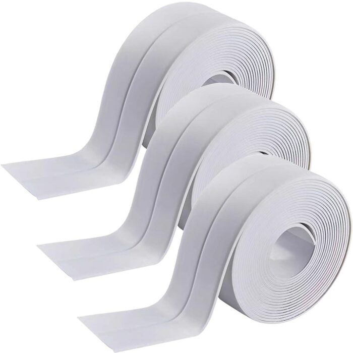 Sealing Tape For Bathroom Kitchen Pvc Self Adhesive Caulk Tape Sealant Strip Waterproof Sink Bathtub Floor