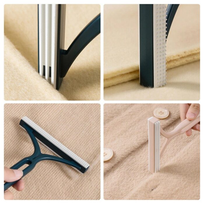 Silicone Double Sided Pet Hair Remover Lint Remover Clean Tool Shaver Sweater Cleaner Fabric Shaver Scraper 4