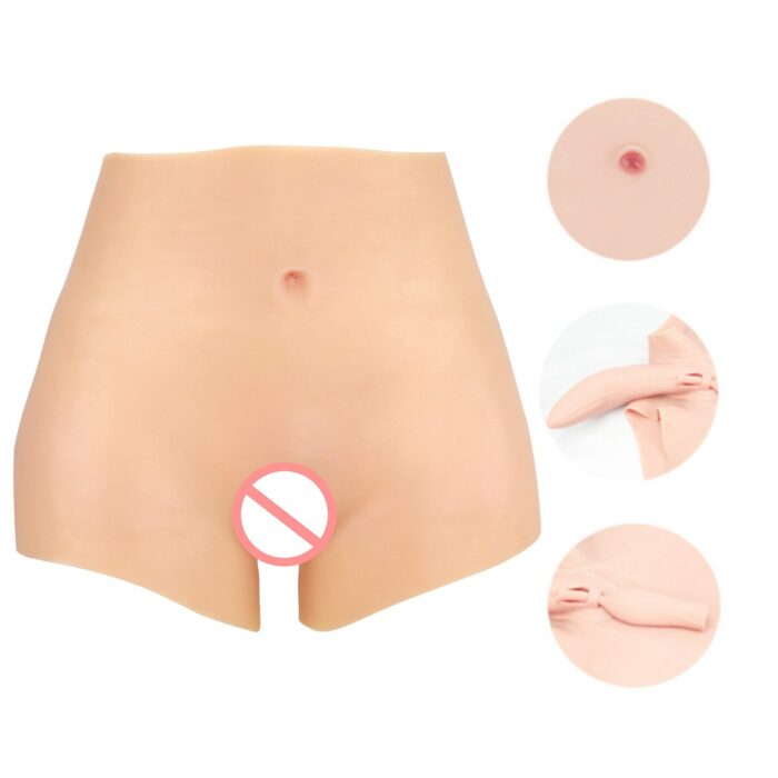 Silicone Realistic Vagina Panties Lift Hip Underwear Crossdresser Shemale Transgender Drag Queen Male To Female Artificial 4