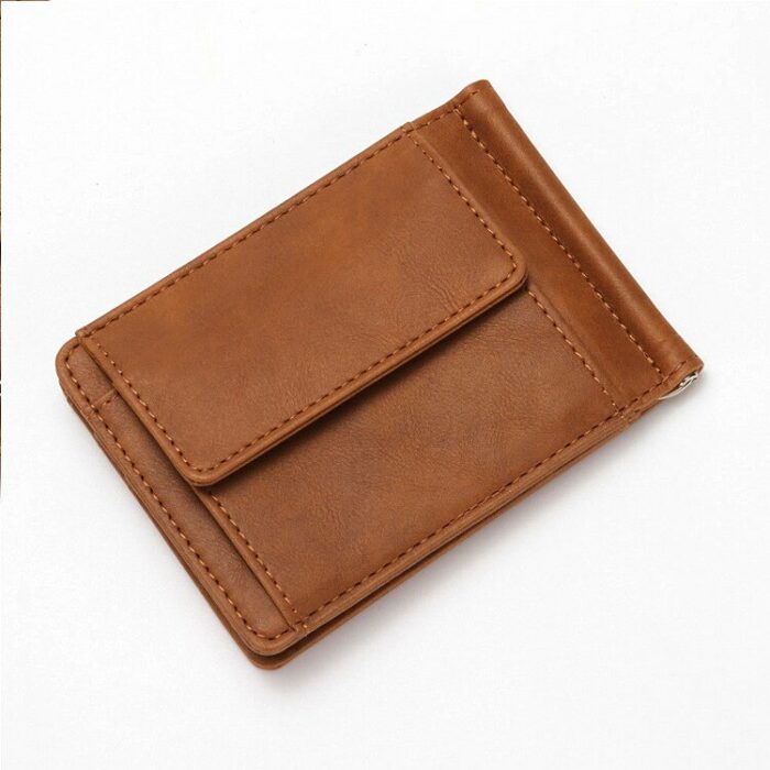 Simple Wallet Short Wallet New Business Fashion Men S Wallet Creative Pattern Card Case Buckle Key 4