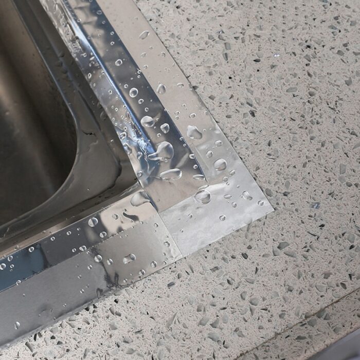 Sink Waterproof Sticker Anti Mold Tape Countertop Toilet Gap Heat Insulation Aluminum Foil Tape Bathroom Kitchen 15