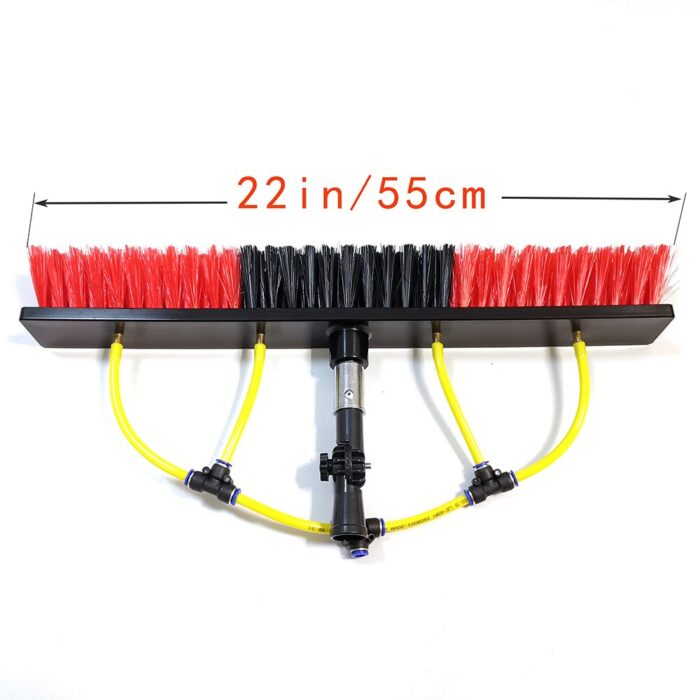 Solar Panel Cleaning Brush With 12 Ft Aluminum Telescopic Pole For Window Cleaning And Solar Panel 4