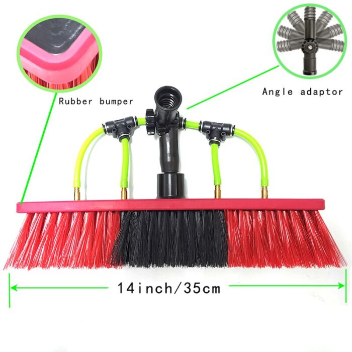 Solar Panel Cleaning Brush With 12 Ft Aluminum Telescopic Pole For Window Cleaning And Solar Panel 5