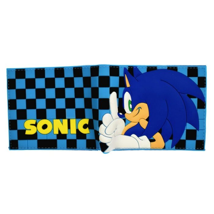 Sonic Wallet Men S Short Purse Cool Design Wallets With Coin Pocket 2