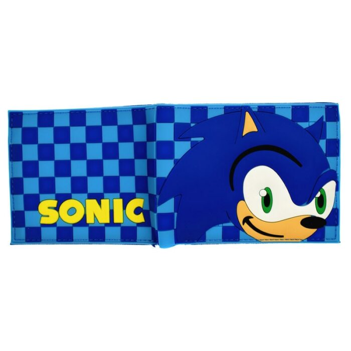 Sonic Wallet Men S Short Purse Cool Design Wallets With Coin Pocket 3