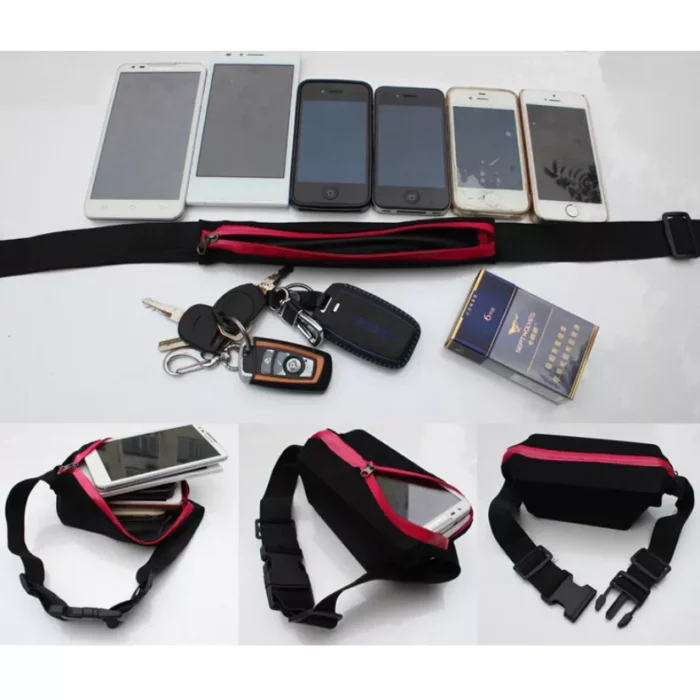 Sport Single Waist Bag Personal Anti Theft Cell Phone Pocket Cause Men Women Running Cycling Fitness 5