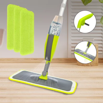 Spray Mop Broom Set Magic Mop Wooden Floor Flat Mops Home Cleaning Tool Household With Reusable