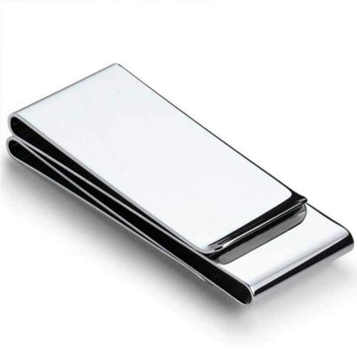 Stainless Man Pocket Money Clip Dollar Metal Clamp Card Clips Credit Cards Money Holder New 2