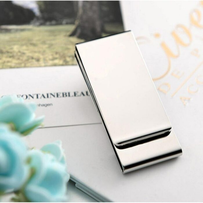 Stainless Man Pocket Money Clip Dollar Metal Clamp Card Clips Credit Cards Money Holder New 4