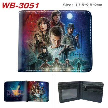 Stranger Things Men S Wallet Hot Movie Peripherals Pu Leather Short Wallet Fashion Multifunction Id Card 1