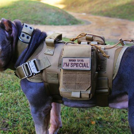 Tactical Dog Harness No Pull Pet Harness Vest Clothes Adjustable Safety Things For Medium Large Dogs.jpg