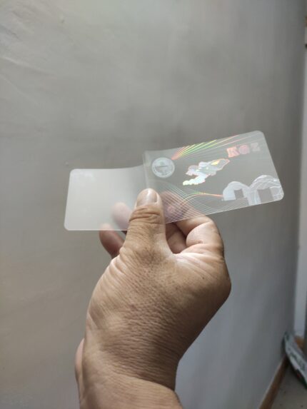 Transparent Custom Security Hologram Laminating Film Pouch For Id Cards And Documents