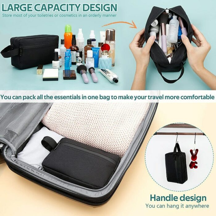 Travel Mens Toiletry Bag Women Cosmetic Necessaire Case Waterproof Ladies Makeup Bag Beauty Wash Pouch Handbag 3