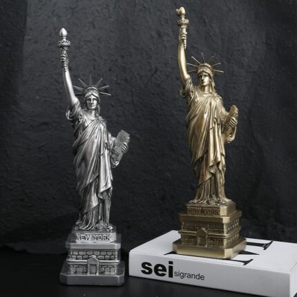 Usa Landmarks Statue Of Liberty Desktop Creative Home Office Decoration Ornaments Room Wine Cabinet Crafts Gift 1
