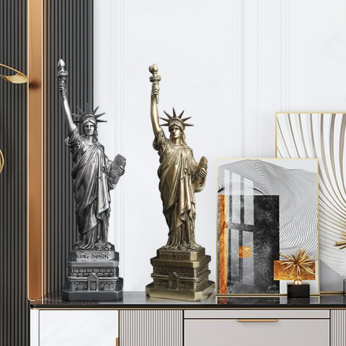 Usa Landmarks Statue Of Liberty Desktop Creative Home Office Decoration Ornaments Room Wine Cabinet Crafts Gift 3