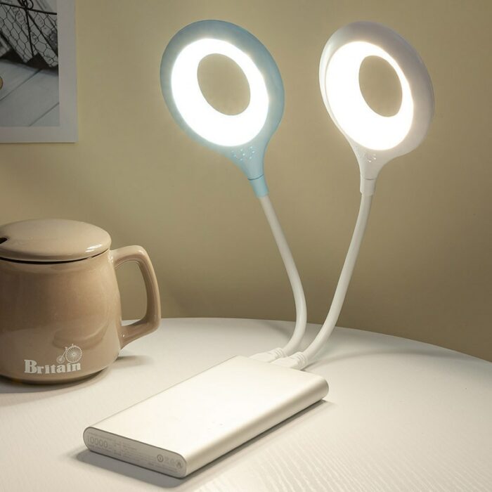 Usb Direct Plug Portable Lamp Dormitory Bedside Lamp Eye Protection Student Study Reading Available Night Light 3