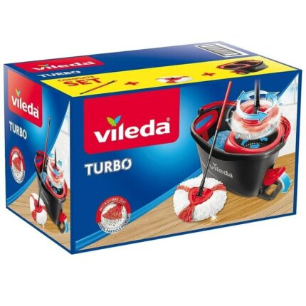 Vileda Turbo Pedal Cleaning Set Household Cleaning Convenient High Quality Easy To Use Comfortable Cleaning