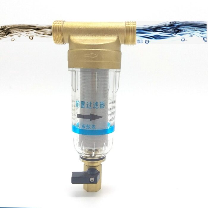 Water Filters Front Purifier Copper Lead Pre Filter Backwash Remove Rust Contaminant Sediment Pipe Stainless Steel 5