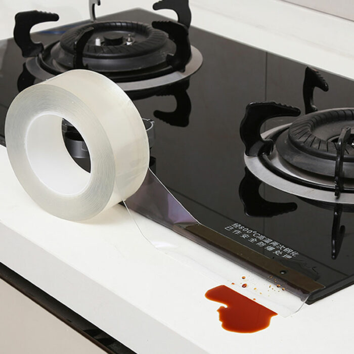 Waterproof Self Adhesive Transparent Nano Tape Border For Bathroom Kitchen Sink Gap Toilet Corner Line Seal 4