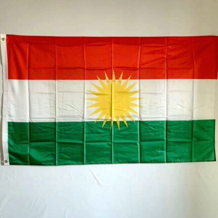 Zxz Free Shipping Kurdish Flag 90x150cm Kurdish Kurdistan Hanging And Bannes Printed Home Flag For Decoration