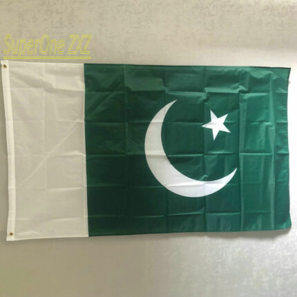 Zxz Free Shipping 90x150cm Pakistan Flag Banner 3x5ft Pak Pk Pakistani Islamic Republic Pakistan Flag