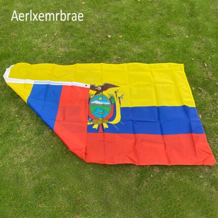 Free Shipping Aerlxemrbrae Flag 90 150cm Ecuador Flag Polyester Flag 5 3 Ft 150 90 Cm 1